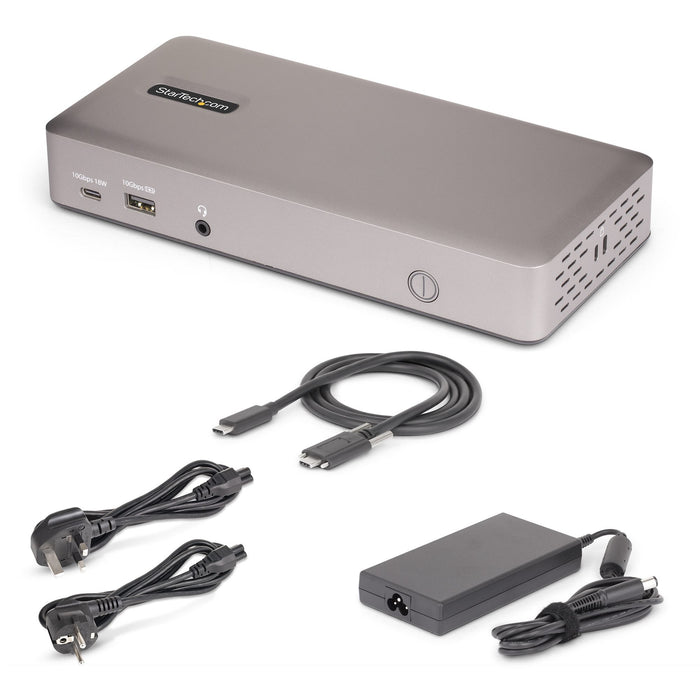 EAN 65030902885 - StarTech.com 150UE-USB4DOCKTRIPLE base para portátil y replicador de puertos Alámbrico Gris imagen 10