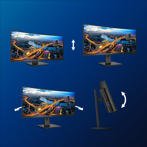 EAN 8712581760816 - Philips B Line 346B1C/00 pantalla para PC 86,4 cm (34") 3440 x 1440 Pixeles Quad HD LCD Negro imagen 2