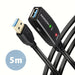 EAN 8595247907240 - Axagon ADR-305 USB 3.2 Gen 1 A-M -> A-F active extension/repeater cable 5m - Kabel - Digital/Daten cable  imagen 1