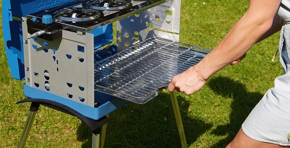 EAN 3138522081447 - Campingaz 400 SGR Parrilla Gas Azul, Plata 5200 W imagen 5