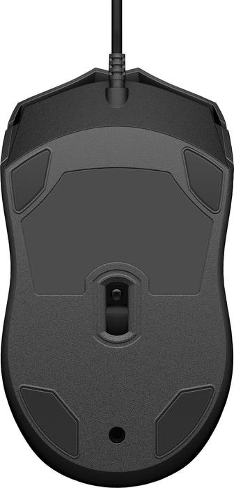EAN 0195161775307 - HP Wired Mouse 100 ratón Oficina Ambidextro USB tipo A Óptico 1600 DPI imagen 4
