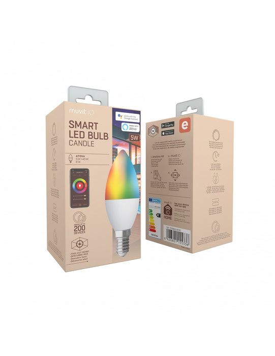 EAN 8426801155336 - Muvit MIOBULB006 iluminación inteligente Bombilla inteligente Wi-Fi 5 W imagen 2