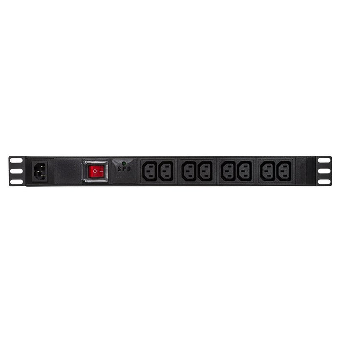 EAN 4052792060966 - LogiLink PDU8A02 unidad de distribución de energía (PDU) 8 salidas AC 1U Negro imagen 1
