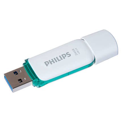 EAN 8719274665427 - Philips FM25FD75B unidad flash USB 256 GB USB tipo A 3.2 Gen 1 (3.1 Gen 1) Turquesa, Blanco imagen 1