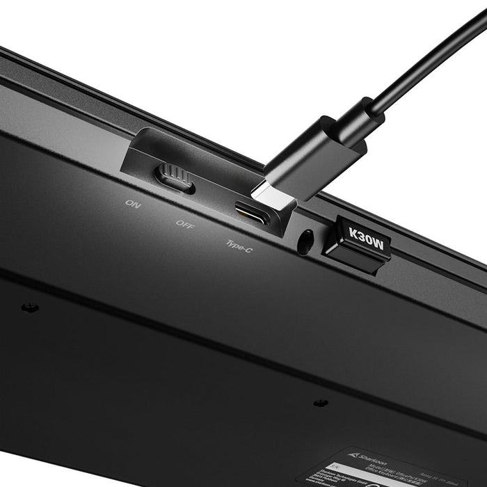 EAN 4044951042333 - Sharkoon OfficePal K30W bk teclado Hogar / Oficina USB QWERTZ Alemán Negro imagen 8