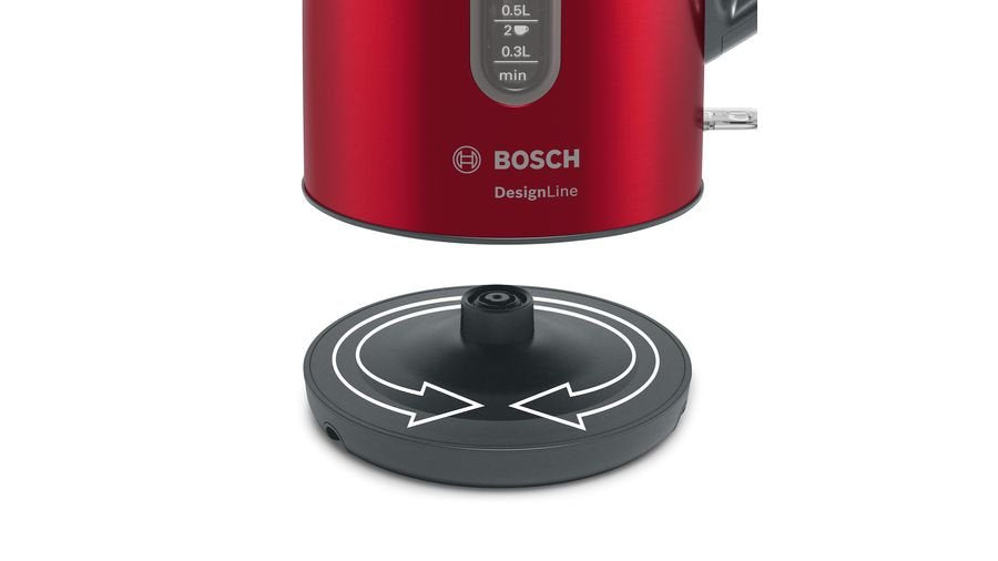 EAN 4242005188277 - Bosch TWK4P434 tetera eléctrica 1,7 L 2400 W Negro, Rojo imagen 4