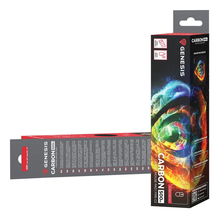 EAN 5901969443721 - GENESIS Carbon 500 M Fire G2 Alfombrilla de ratón para juegos Multicolor imagen 2