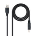 EAN 8433281003866 - Nanocable 10.01.0802-BK cable USB USB 3.2 Gen 1 (3.1 Gen 1) 2 m USB A USB B Negro imagen 1