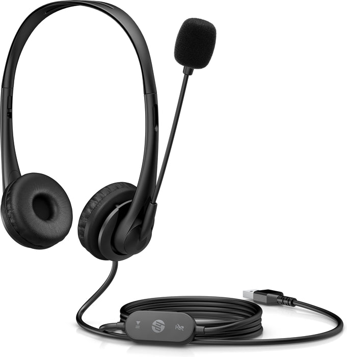 EAN 0195908812487 - HP Stereo USB Headset G2 Alámbrico Diadema Oficina/Centro de llamadas Negro imagen 3