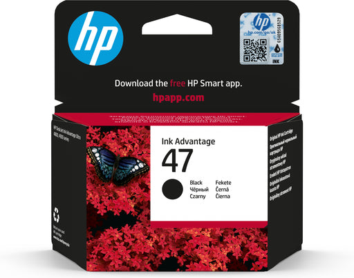 EAN 0196068029920 - HP 47 Black Original Ink Advantage Cartridge cartucho de tinta 1 pieza(s) Rendimiento estándar imagen 1