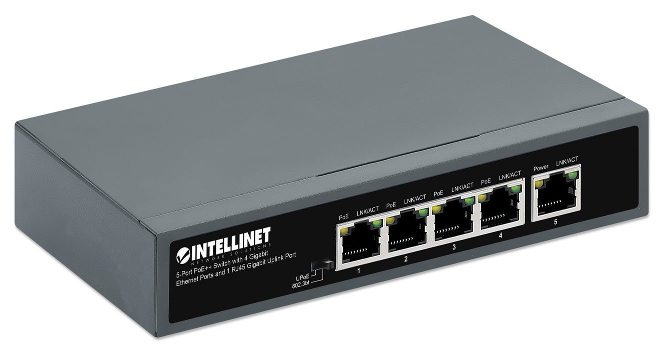 EAN 0766623562010 - Intellinet 562010 switch No administrado Gigabit Ethernet (10/100/1000) Energía sobre Ethernet (PoE) Negr imagen 2