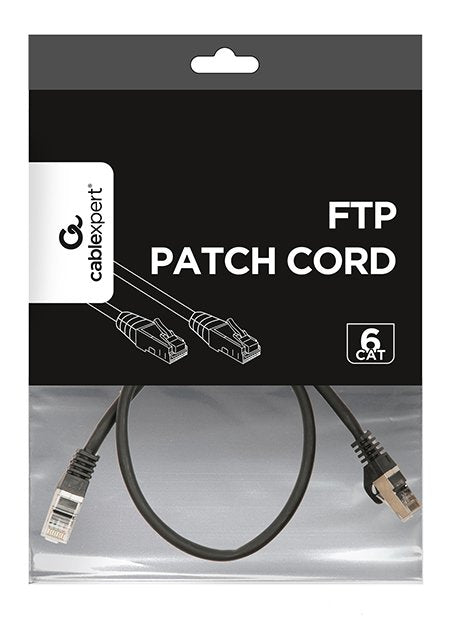 EAN 8716309074049 - Gembird Patch Cord Cat.6 UTP 0.5m cable de red Negro 0,5 m Cat6 U/UTP (UTP) imagen 3