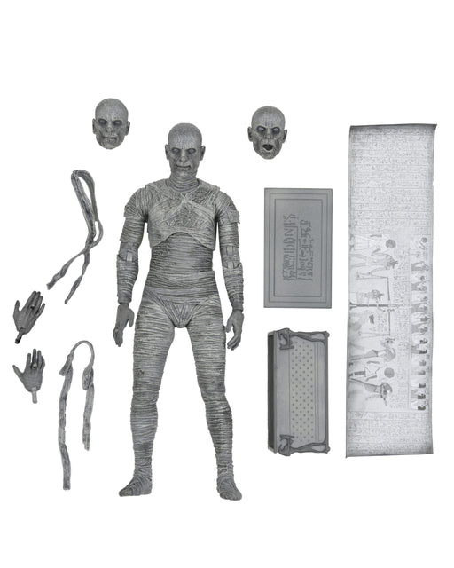 EAN 0634482048122 - NECA Ultimate Mummy (Black & White) imagen 1