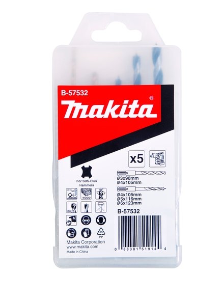 EAN 88381519144 - Makita B-57532 broca Juego de brocas 5 pieza(s) imagen 1