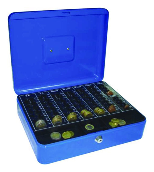 EAN 5705831033276 - Q-CONNECT KF03327 caja de dinero Azul Metal 1 pieza(s) imagen 1