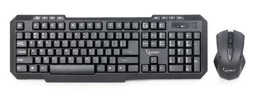 EAN 8716309091541 - Gembird KBS-WM-02 teclado Ratón incluido Oficina RF inalámbrico QWERTY Inglés de EE. UU. Negro imagen 1