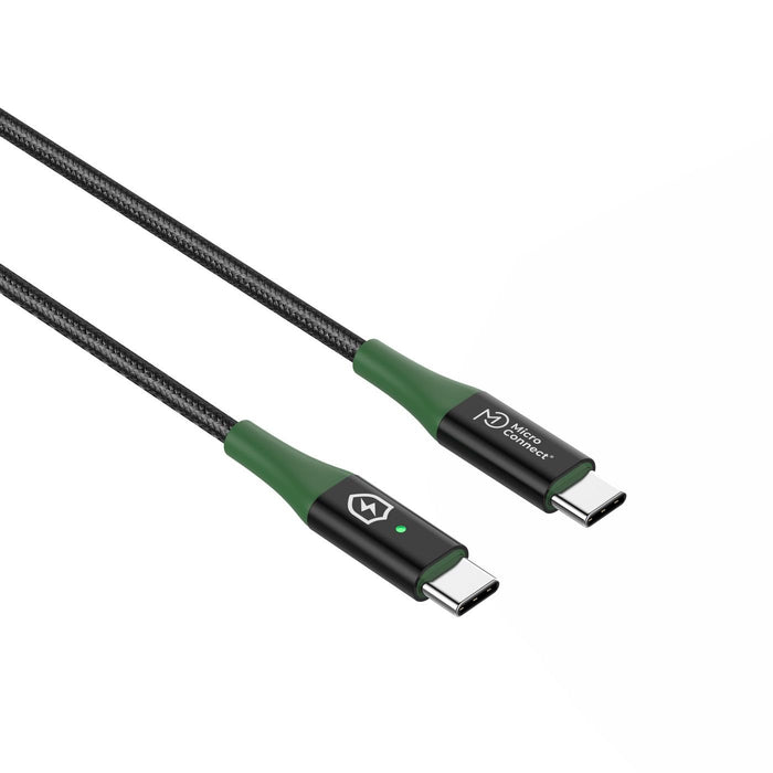 EAN 5715063388341 - Microconnect MC-SMART USB-C-C-02 cable USB USB 2.0 2 m USB C Negro, Verde imagen 3