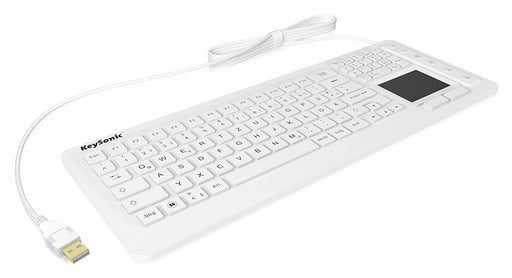 EAN 4250078160274 - KeySonic KSK-6231INEL teclado Universal USB QWERTZ Alemán Blanco imagen 1