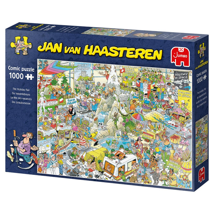 EAN 8710126190517 - Jan van Haasteren The Holiday Fair 1000 pcs Puzzle rompecabezas 1000 pieza(s) Humor imagen 5