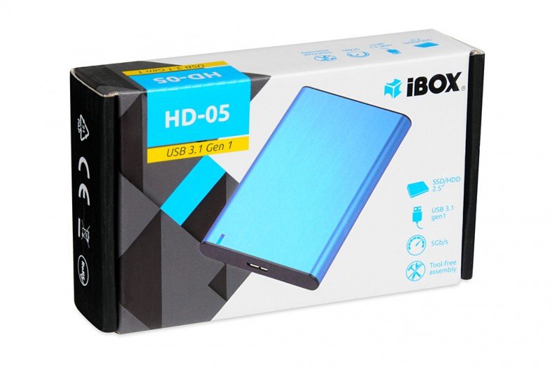 EAN 5901443056362 - iBox HD-05 Carcasa de disco duro/SSD Azul 2.5" imagen 8