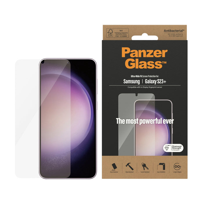 EAN 5711724073236 - PanzerGlass ® Screen Protector Samsung Galaxy S23+ | Ultra-Wide Fit Protector de pantalla 1 pieza(s) imagen 2
