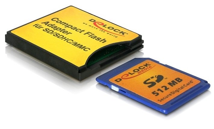 EAN 4043619615902 - DeLOCK 61590 lector de tarjeta CompactFlash Interno Amarillo imagen 3