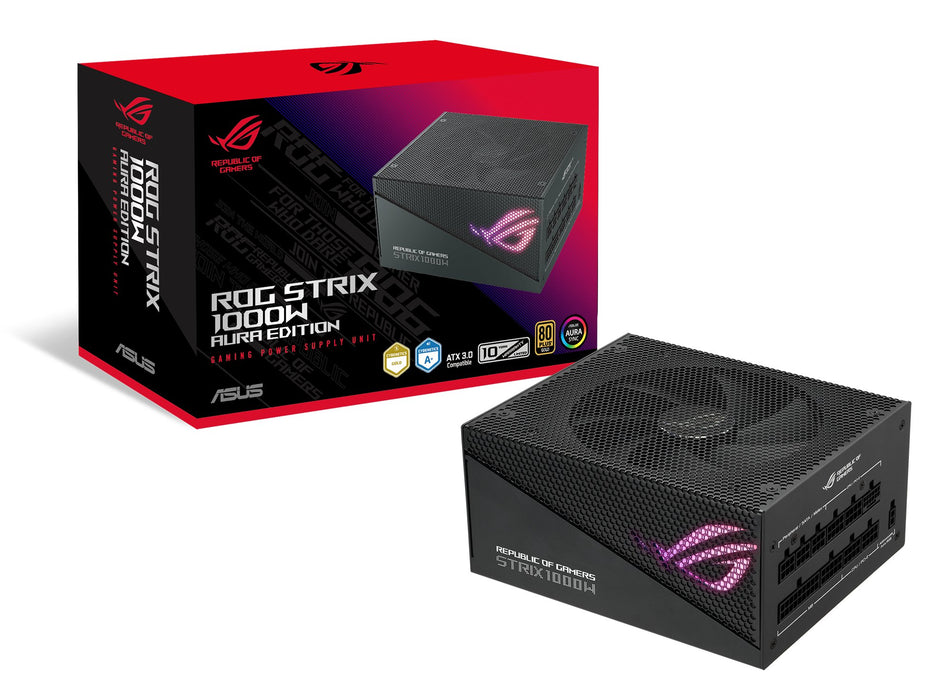 EAN 4711081721703 - ASUS ROG Strix 1000W Gold Aura Edition unidad de fuente de alimentación 20+4 pin ATX ATX Negro imagen 10