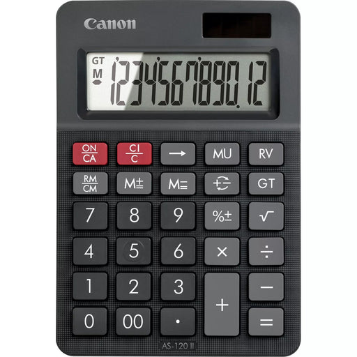EAN 4549292108538 - Canon AS-120 II calculadora Escritorio Pantalla de calculadora Negro imagen 1