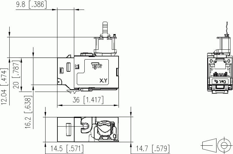 EAN 4250184133469 - METZ CONNECT 130B23-E conector Plata imagen 2