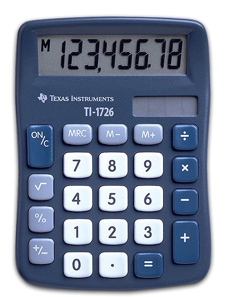 EAN 3243480009683 - Texas Instruments TI-1726 calculadora Bolsillo Calculadora básica Azul imagen 1