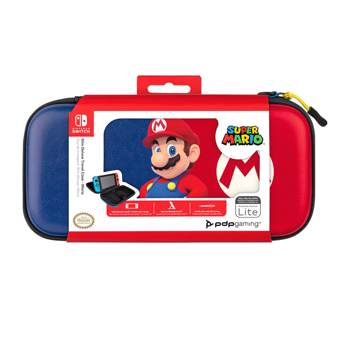 EAN 0708056068325 - PDP Slim Deluxe: Power Pose Mario Funda protectora rígida Nintendo Azul, Rojo imagen 3