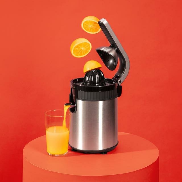 EAN 8435484033633 - Cecotec Xqueeze RetroJuice 600 Steel Licuadora centrífuga 600 W Negro, Metálico imagen 4