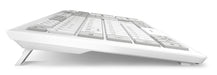EAN 4044951042340 - Sharkoon OfficePal K30W wh teclado Hogar / Oficina USB QWERTZ Alemán Blanco imagen 5