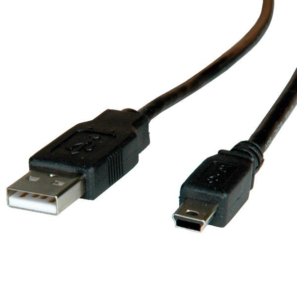 EAN 7611990182404 - ROLINE 11.02.8719 cable USB USB 2.0 1,8 m USB A Mini-USB B Negro imagen 2