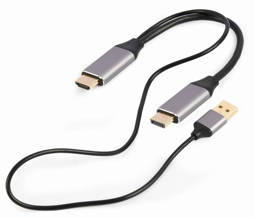 EAN 8716309124553 - Gembird A-HDMIM-DPM-01 adaptador de cable de vídeo 2 m HDMI tipo A (Estándar) DisplayPort Negro imagen 2