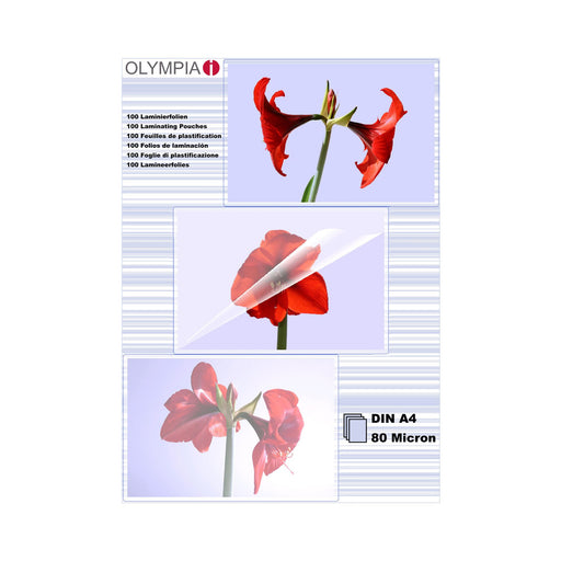 EAN 4030152091669 - Olympia 1x100 DIN A4 80 micron plastificador 100 pieza(s) imagen 1