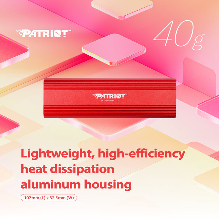 EAN 4711378428025 - Patriot Memory Transporter Lite 4 TB USB Tipo C 3.2 Gen 2 (3.1 Gen 2) Rojo imagen 7