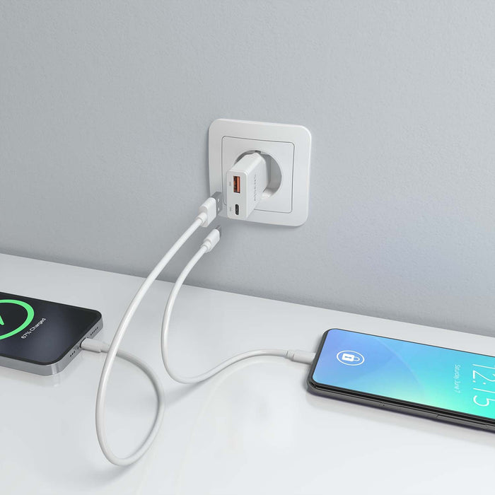 EAN 8435739902530 - AISENS ASCH-30W2P046-W cargador de dispositivo móvil Cámara digital, MP3, MP4, Teléfono móvil, Navegante, imagen 5