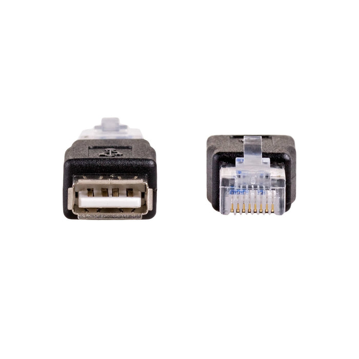 EAN 5901720132260 - Akyga AK-AD-27 cambiador de género para cable RJ45 USB 2.0 type A Negro imagen 3