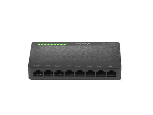 EAN 5901969415681 - Lanberg DSP1-0108 switch No administrado Fast Ethernet (10/100) Negro imagen 1