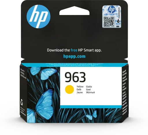 EAN 0192545866422 - HP 963 Yellow Original Ink Cartridge cartucho de tinta 1 pieza(s) Rendimiento estándar imagen 1