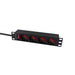 EAN 5715063205914 - Lanview LVR-2MIT-SW-IT4 unidad de distribución de energía (PDU) 1U Negro imagen 2