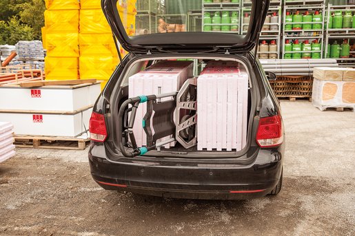 EAN 4006885552500 - wolfcraft GmbH TS 1500 Aluminio, Plástico Carretilla de carga imagen 2