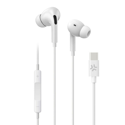 EAN 8021735207818 - Celly UP1200TYPECWH auricular y casco Auriculares Alámbrico Dentro de oído Llamadas/Música USB Tipo C Bla imagen 1