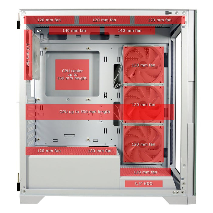 EAN 4260070120251 - LC-Power LC-7041B-ON Midi Tower Blanco imagen 13