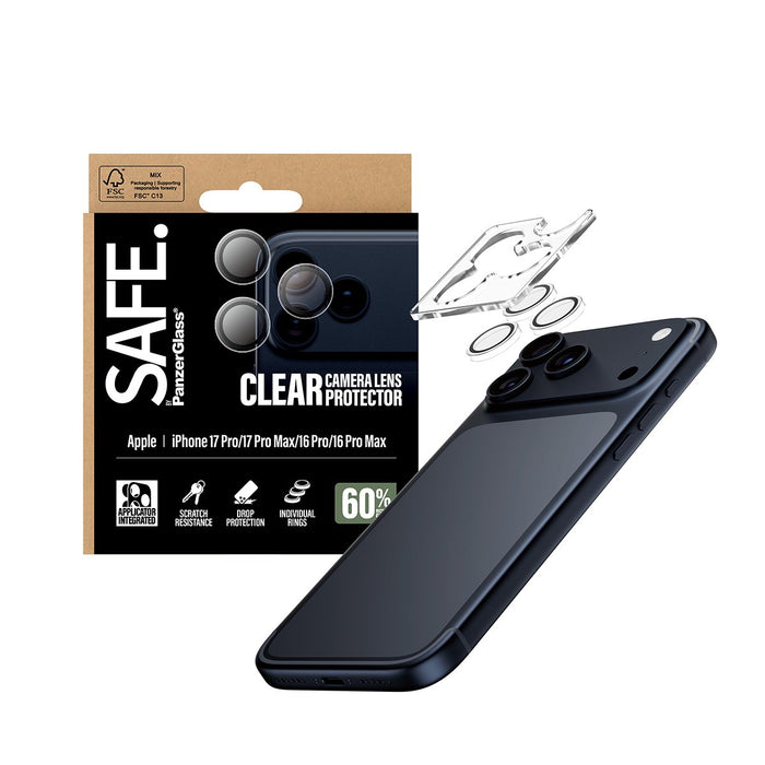 EAN 5715685025860 - PanzerGlass SAFE. by ® Camera Lens Protector Transparent iPhone 17 Pro | iPhone 17 Pro Max | iPhone 16 Pr imagen 5