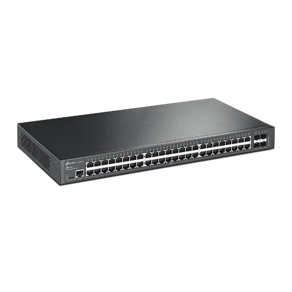 EAN 0840030702501 - TP-Link JetStream TL-SG3452X switch Gestionado L2+ Gigabit Ethernet (10/100/1000) 1U Negro imagen 2