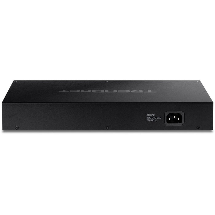 EAN 0710931162349 - Trendnet TPE-TG182 switch Gigabit Ethernet (10/100/1000) Energía sobre Ethernet (PoE) 1U Negro imagen 3