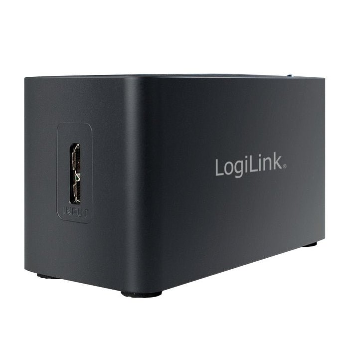 EAN 4052792048698 - LogiLink CR0042 base para portátil y replicador de puertos Alámbrico USB 3.2 Gen 1 (3.1 Gen 1) Type-A Neg imagen 3