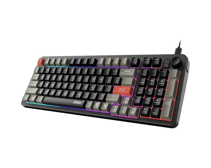 EAN 4711377321495 - MSI FORGE GK110 teclado Juego USB QWERTY Inglés de EE. UU. Negro imagen 3